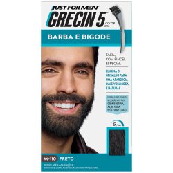 Grecin 5 Barba E Bigode Preto