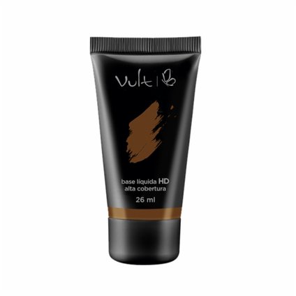 BASE LÍQUIDA HD ALTA COBERTURA MARROM 25 26ML