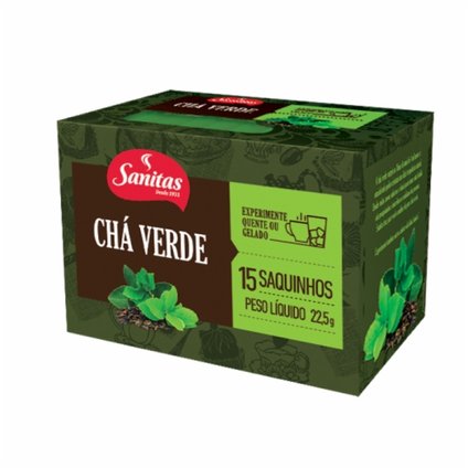 CHÁ VERDE LIFAR SANITAS 15 SAQUINHOS