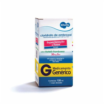 CLORIDRATO AMBROXOL ADULTO 6MG SEM AÇÚCAR 120ML EMS GENÉRICO L