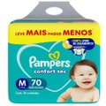 FRALDA PAMPERS CONFORT SEC BAG M 70 UNIDADES