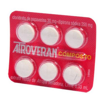 ATROVERAN 6 COMPRIMIDOS CAIXA HOSPITALAR