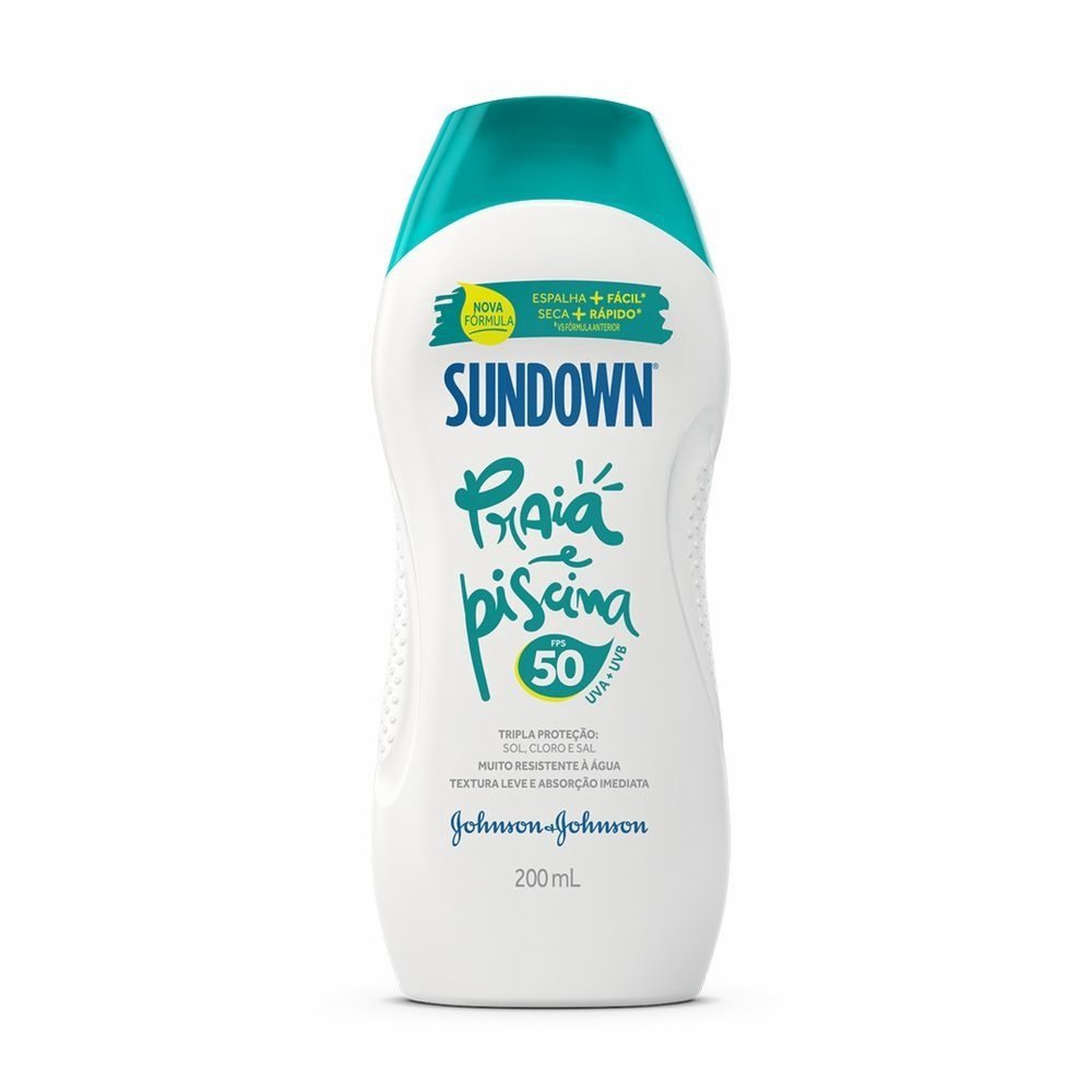 PROTETOR SOLAR SUNDOWN PRAIA E PISCINA FPS 50 200ML