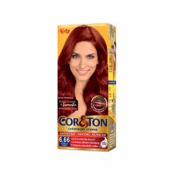 Tintura Permanente Cor&ton 6.66 Poderosa De Carmim