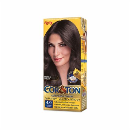TINTURA NIELY COR E TON CASTANHO MÉDIO 4.0