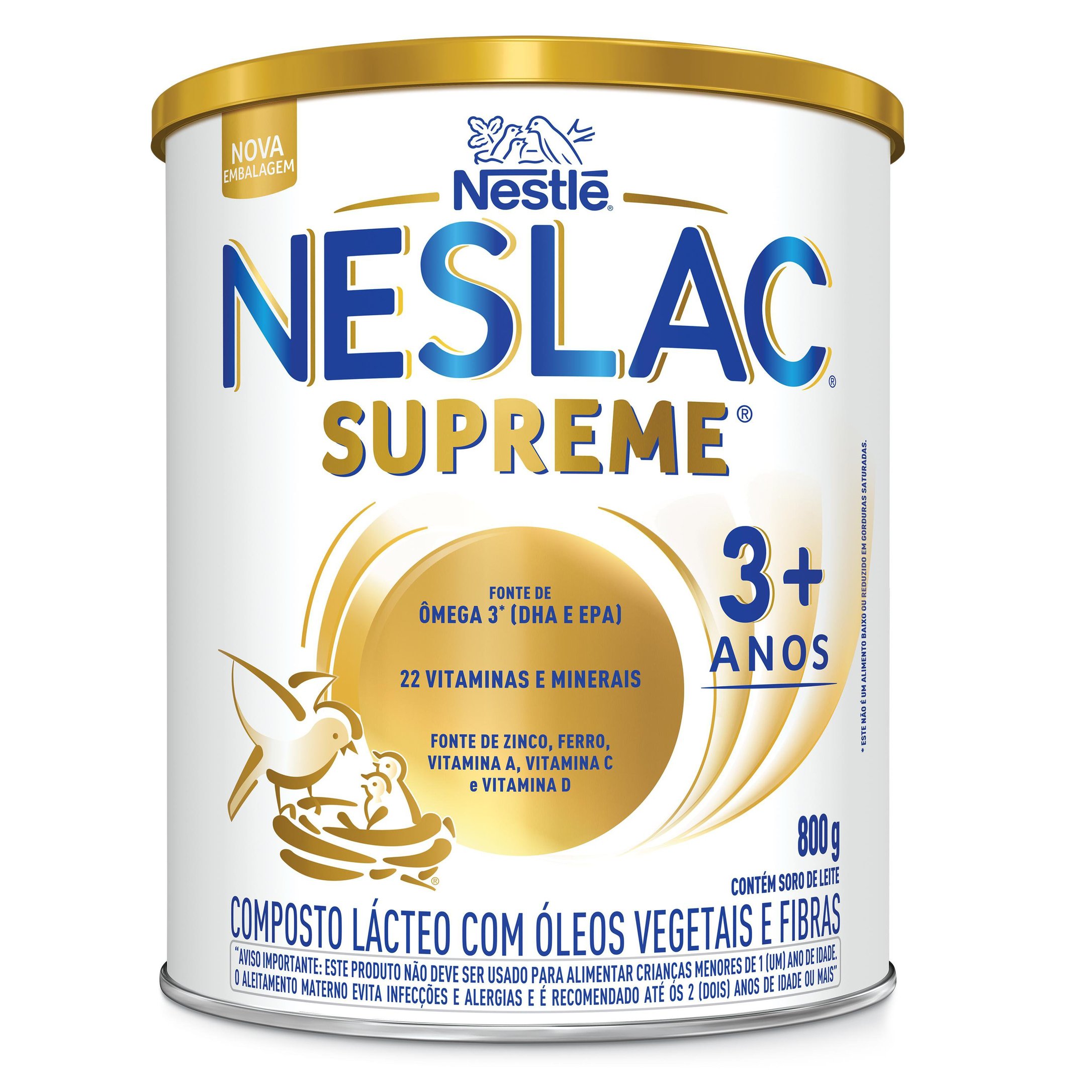 Composto Lácteo Nestle Neslac Supreme 800g