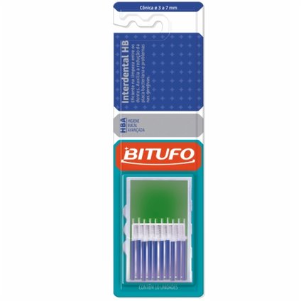 ESCOVA INTERDENTAL BITUFO HBA CONICA 3-7MM