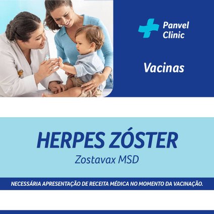 VACINA HERPES ZOSTER ZOSTAVAX MSD