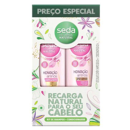KIT SEDA HIDRATAÇÃO ANTINÓS SHAMPOO + CONDICIONADOR 325ML