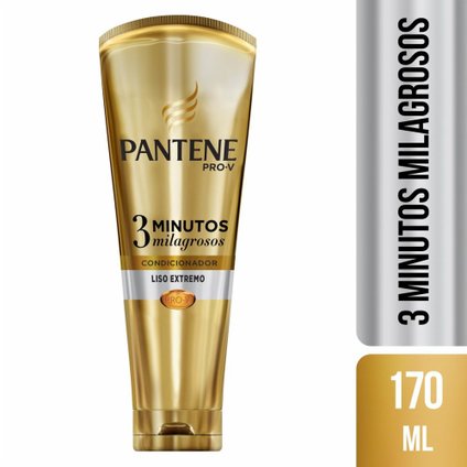 CONDICIONADOR PANTENE 3 MINUTOS MILAGROSOS LISO EXTREMO 170ML