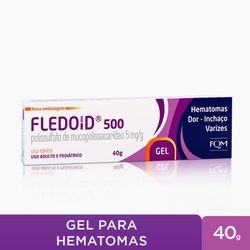 Fledoid 500 Gel Para Hematomas, Dor, Inchaço E Varizes 40g
