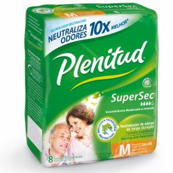 Fralda Plenitud Supersec Classic M C/ 8
