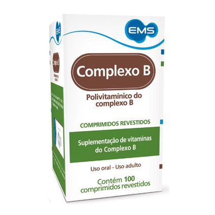 COMPLEXO B EMS 100 COMPRIMIDOS