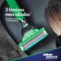 CARGA PARA APARELHO DE BARBEAR GILLETTE MACH3 SENSITIVE LEVE 3 PAGUE 2