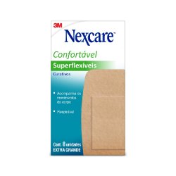 Curativos Nexcare Superflexiveis Joelho/cotovelo Com 8