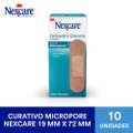 CURATIVO NEXCARE FEITOS DE MICROPORE COM 10