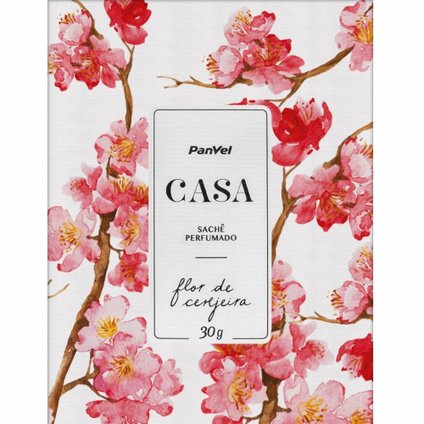 SACHÊ PERFUMADO PANVEL CASA FLOR DE CEREJEIRA 30G