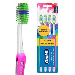 Escova De Dente Oral-b Clean Indicator, 4 Unidades