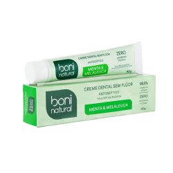 Creme Dental Boni Natural Menta E Melaleuca 90g