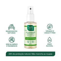 Desodorante Spray Boni Natural Melaleuca E Toranja120ml