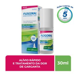 Flogoral Spray Para Garganta Sabor Menta 30ml