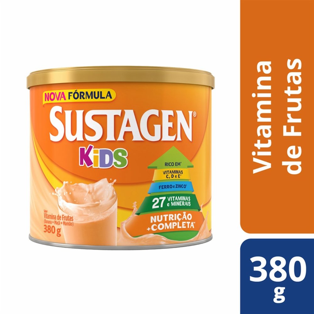 Sustagen Kids Vitamina De Frutas 380g - PanVel Farmácias