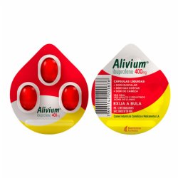 Alivium Ibuprofeno 400mg 3 Cápsulas Líquidas