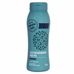 Talco Desodorante Para Pés Canforado Panvel Sempre Bem 120g