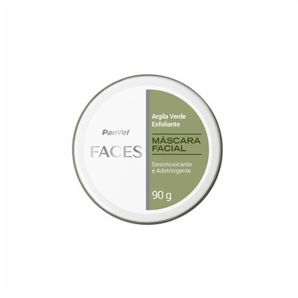 MÁSCARA DE ARGILA VERDE PANVEL FACES 90G