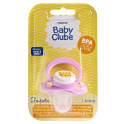 Chupeta Panvel Baby Clube Ortodôntica Rosa Tamanho 1