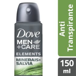 Desodorante Dove Men Aerossol Elements Mineral + Salvia 89gr