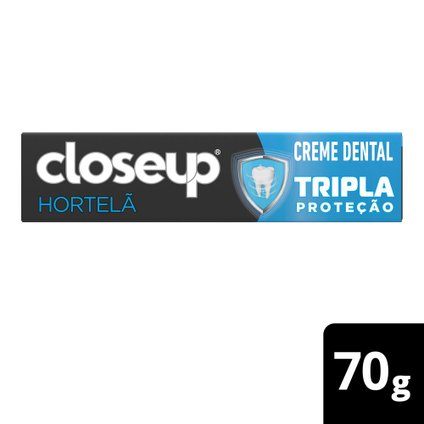 CREME DENTAL CLOSEUP TRIPLE HORTELÃ 70G