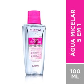 ÁGUA MICELAR L'ORÉAL PARIS SOLUÇÃO DE LIMPEZA 5 EM 1 100ML