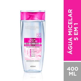 ÁGUA MICELAR L'ORÉAL PARIS 5 EM 1 400ML