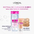 ÁGUA MICELAR L'ORÉAL PARIS SOLUÇÃO DE LIMPEZA 5 EM 1 400ML
