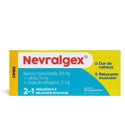 Analgésico Nevralgex Relaxante Muscular 30 Comprimidos