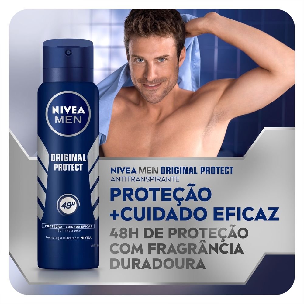Desodorante Aerosol Nivea Men Active Dry Fresh 150ml - PanVel