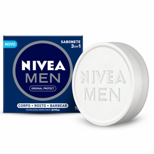 SABONETE EM BARRA NIVEA MEN ORIGINAL 3 EM 1 90G