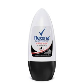 DESODORANTE ROLL ON REXONA ANTIBACTERIAL + INVISIBLE 50ML