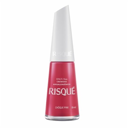 ESMALTE RISQUE CREMOSO CHOQUE PINK