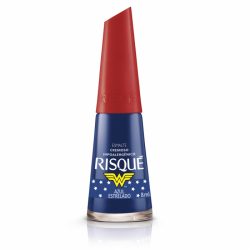 Esmalte Risque Cremoso Azul Estrelado