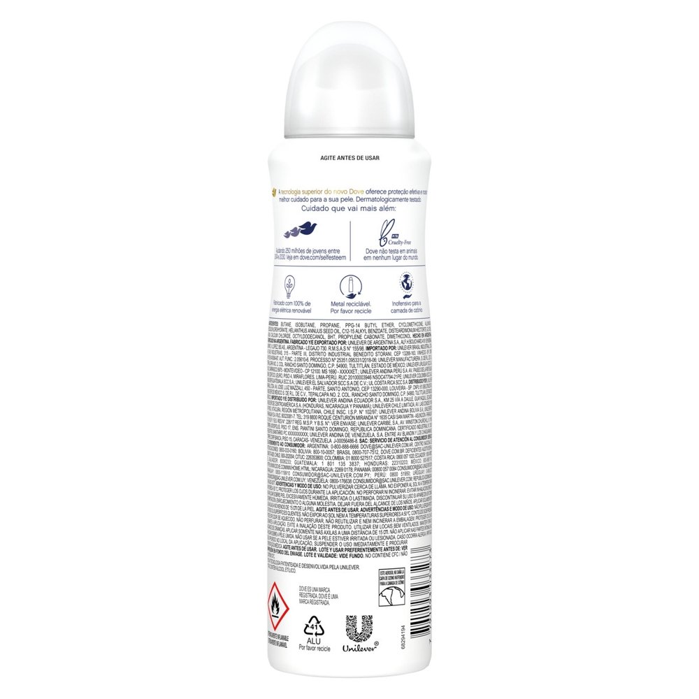 DESODORANTE DOVE AEROSOL SENSITIVE 150ML