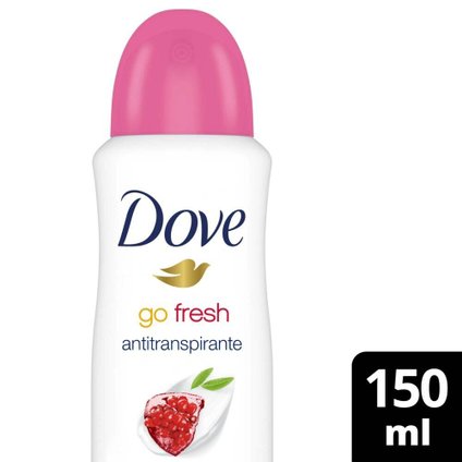 DESODORANTE AEROSOL DOVE GO FRESH ROMÃ E VERBENA 150ML