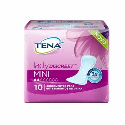 Absorvente Para Incontinencia Tena Lady Discreet Mini C/10