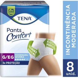Roupa Íntima Unissex Tena Pants Confort G/eg Com 8 Unidades
