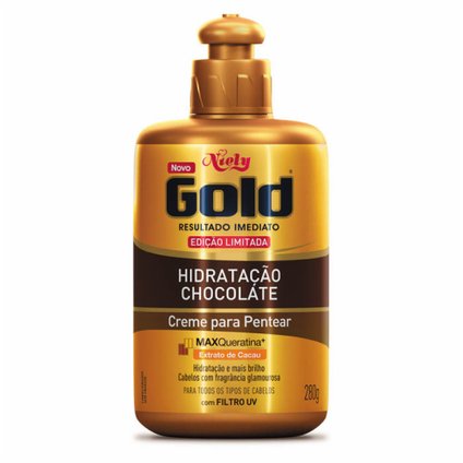 CREME PARA PENTEAR NIELY GOLD HIDRATAÇÃO CHOCOLATE 280G