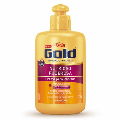 CREME PARA PENTEAR NIELY GOLD NUTRIÇÃO PODEROSA 280G