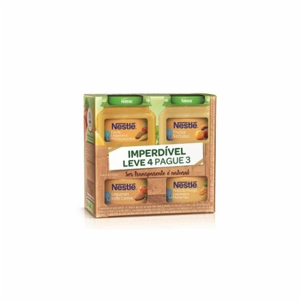 KIT PAPINHA NESTLÉ 113G LEVE 4 PAGUE 3 SABORES SORTIDOS