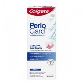 ENXAGUANTE BUCAL COLGATE PERIOGARD EXTRA MINT SEM ÁLCOOL 250ML