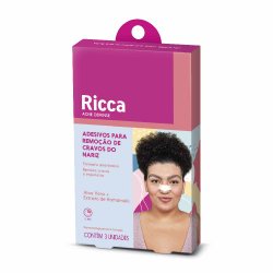 Fita Adesiva Ricca Para Retirar Cravos 3 Unidades